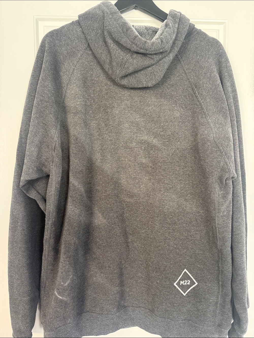 M22 Hoodie Sweatshirt - Charcoal Gray XL - Picture 8 of 11